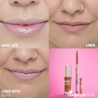 Makeup Revolution Pout Bomb Plumping Lip Liner Chauffeur Nude 4pc Set + 1 Full Size Product Worth 25% Value Free
