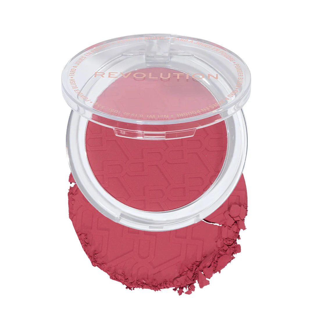 Revolution Blusher Reloaded Vibe Check Mauve 4pc Set + 1 Full Size Product Worth 25% Value Free