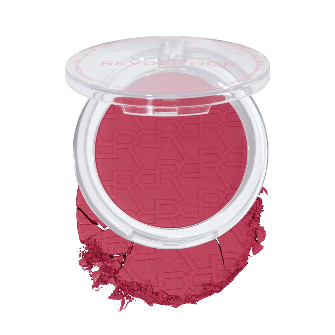 Revolution Blusher Reloaded Berry Bandit Pink 4pc Set + 1 Full Size Product Worth 25% Value Free