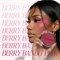 Revolution Blusher Reloaded Berry Bandit Pink 4pc Set + 1 Full Size Product Worth 25% Value Free