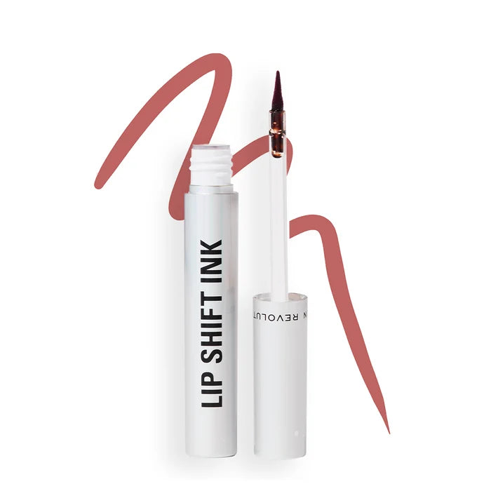 Makeup Revolution Lip Shift Ink Peel Off Lipliner Stain Nude Talk 4pc Set + 1 Full Size Product Worth 25% Value Free