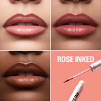 Makeup Revolution Lip Shift Ink Peel Off Lipliner Stain Rose Inked 4pc Set + 1 Full Size Product Worth 25% Value Free