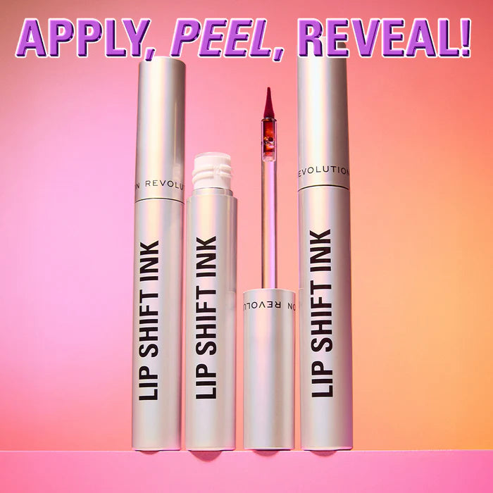 Makeup Revolution Lip Shift Ink Peel Off Lipliner Stain Espress-oh! 4pc Set + 1 Full Size Product Worth 25% Value Free