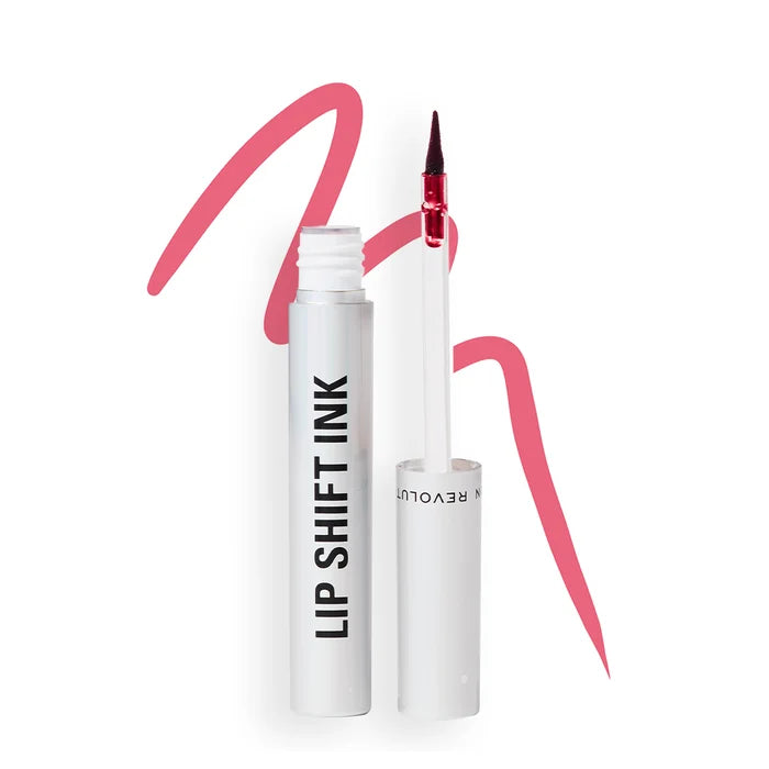 Makeup Revolution Lip Shift Ink Peel Off Lipliner Stain Red Reveal 4pc Set + 1 Full Size Product Worth 25% Value Free