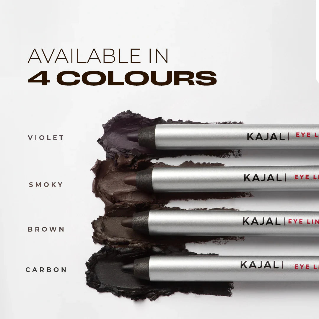 LN Pro Kajal Eye Liner Carbon 101 4pc Set + 1 Full Size Product Worth 25% Value Free