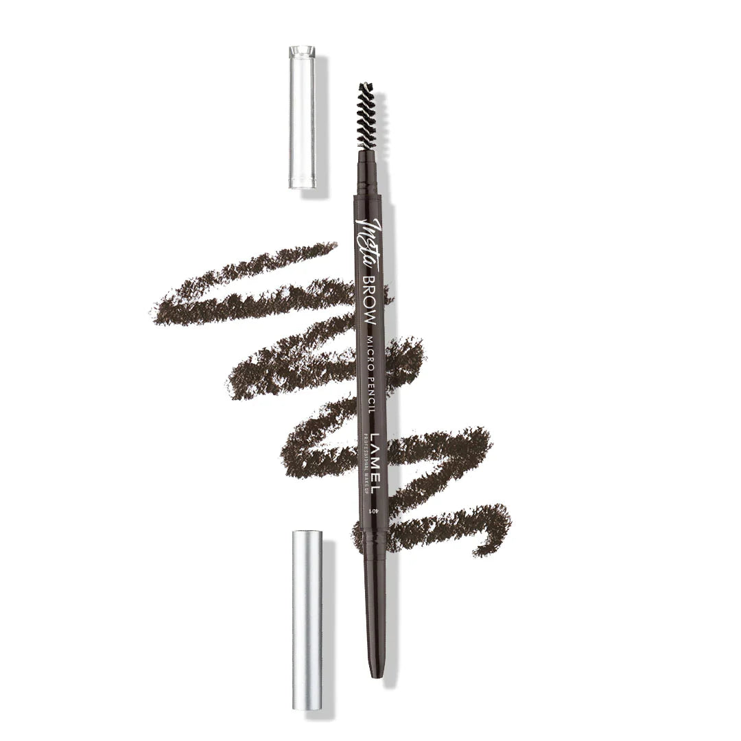 Lamel Insta Micro Brow Pencil №401-Espresso 4pc Set + 1 Full Size Product Worth 25% Value Free