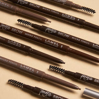 Lamel Insta Micro Brow Pencil №401-Espresso 4pc Set + 1 Full Size Product Worth 25% Value Free