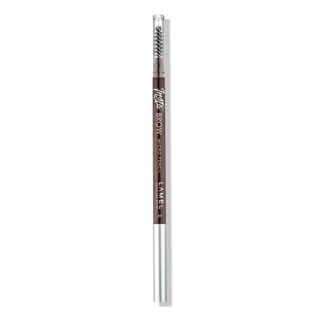 Lamel Insta Micro Brow Pencil №402-Chocolate 4pc Set + 1 Full Size Product Worth 25% Value Free