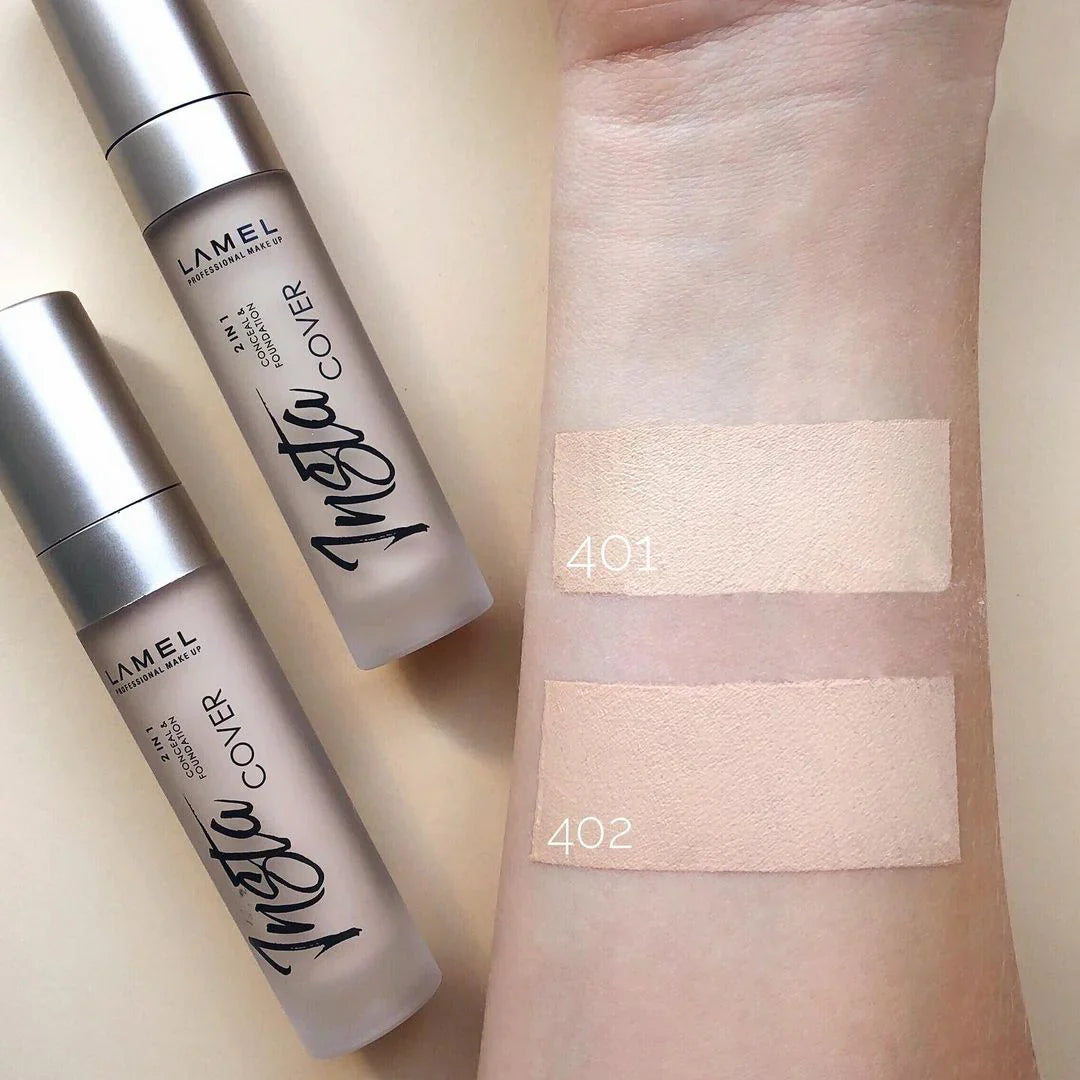 Lamel Insta Cover №401-Beige 4pc Set + 1 Full Size Product Worth 25% Value Free