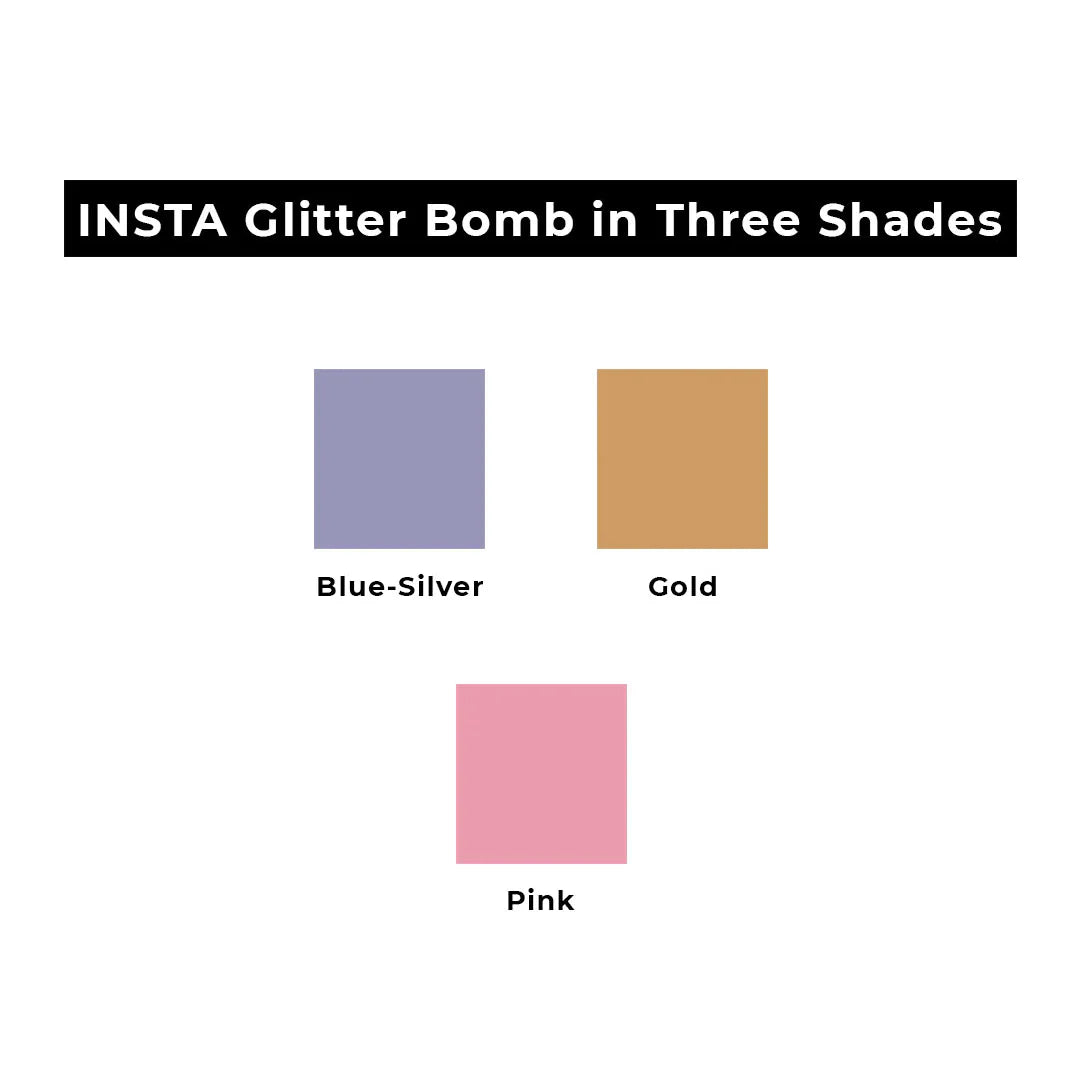 Lamel Insta Glitter Bomb №403-Pink 4pc Set + 1 Full Size Product Worth 25% Value Free