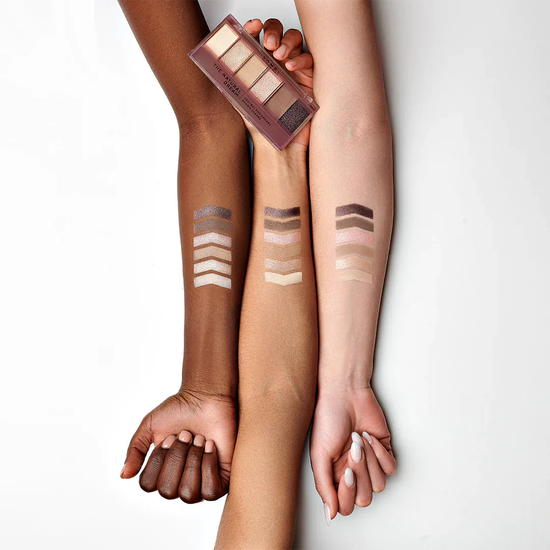 Lamel The Natural Dream Eyeshadow Palette №403-Smoky Nude 4pc Set + 1 Full Size Product Worth 25% Value Free
