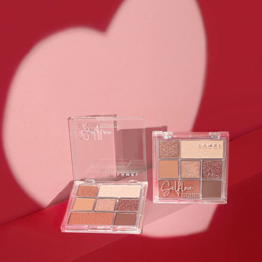 Lamel Selflove Eyeshadow Palette №401 4pc Set + 1 Full Size Product Worth 25% Value Free