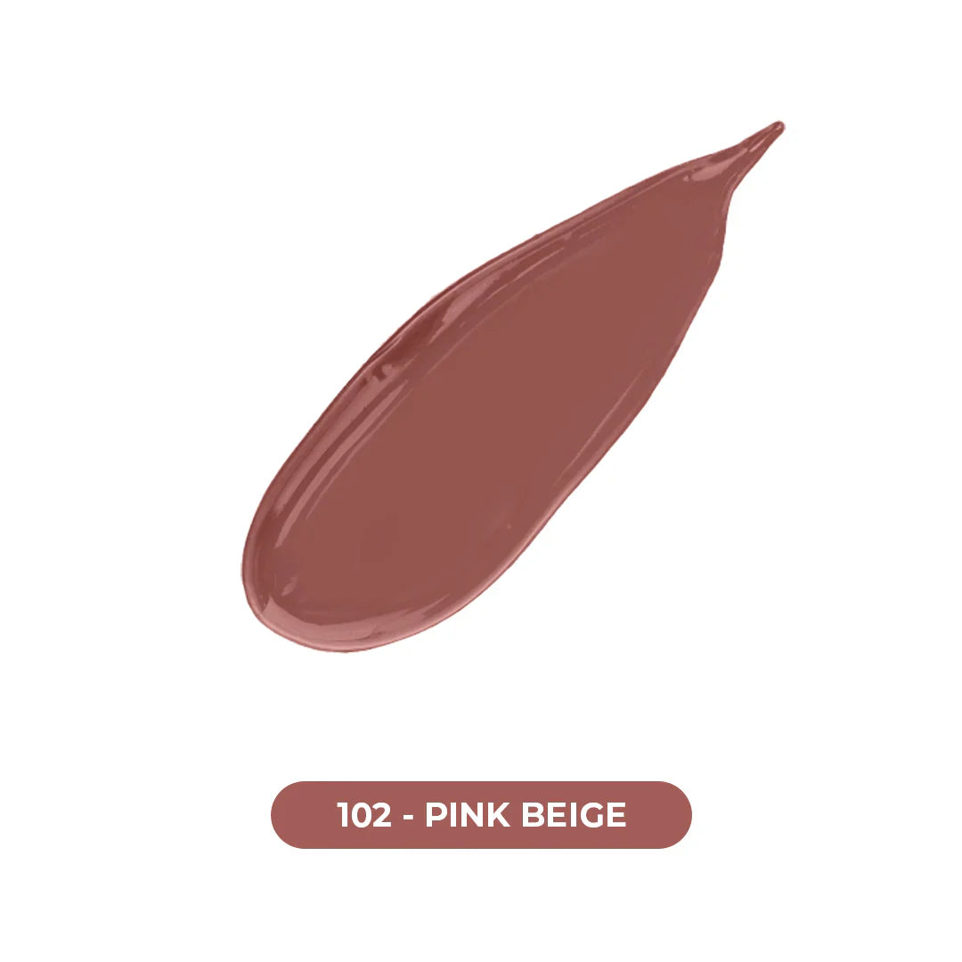 LN PRO Matte Lip Fluid Pink-Biege-102 4pc Set + 1 Full Size Product Worth 25% Value Free