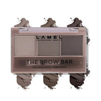 Lamel The Brow Bar №401-Mid Brown 4pc Set + 1 Full Size Product Worth 25% Value Free