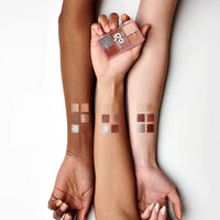 Lamel To Go Eyeshadow Palette №403 Cold Brown 4pc Set + 1 Full Size Product Worth 25% Value Free