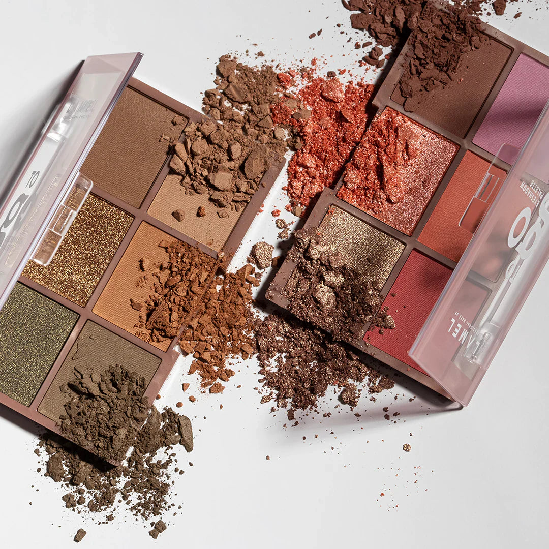 Lamel To Go Eyeshadow Palette №403 Cold Brown 4pc Set + 1 Full Size Product Worth 25% Value Free