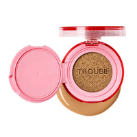 Trouble Maker Button Pusher Air Cushion Foundation Sunshine 4pc Set + 1 Full Size Product Worth 25% Value Free