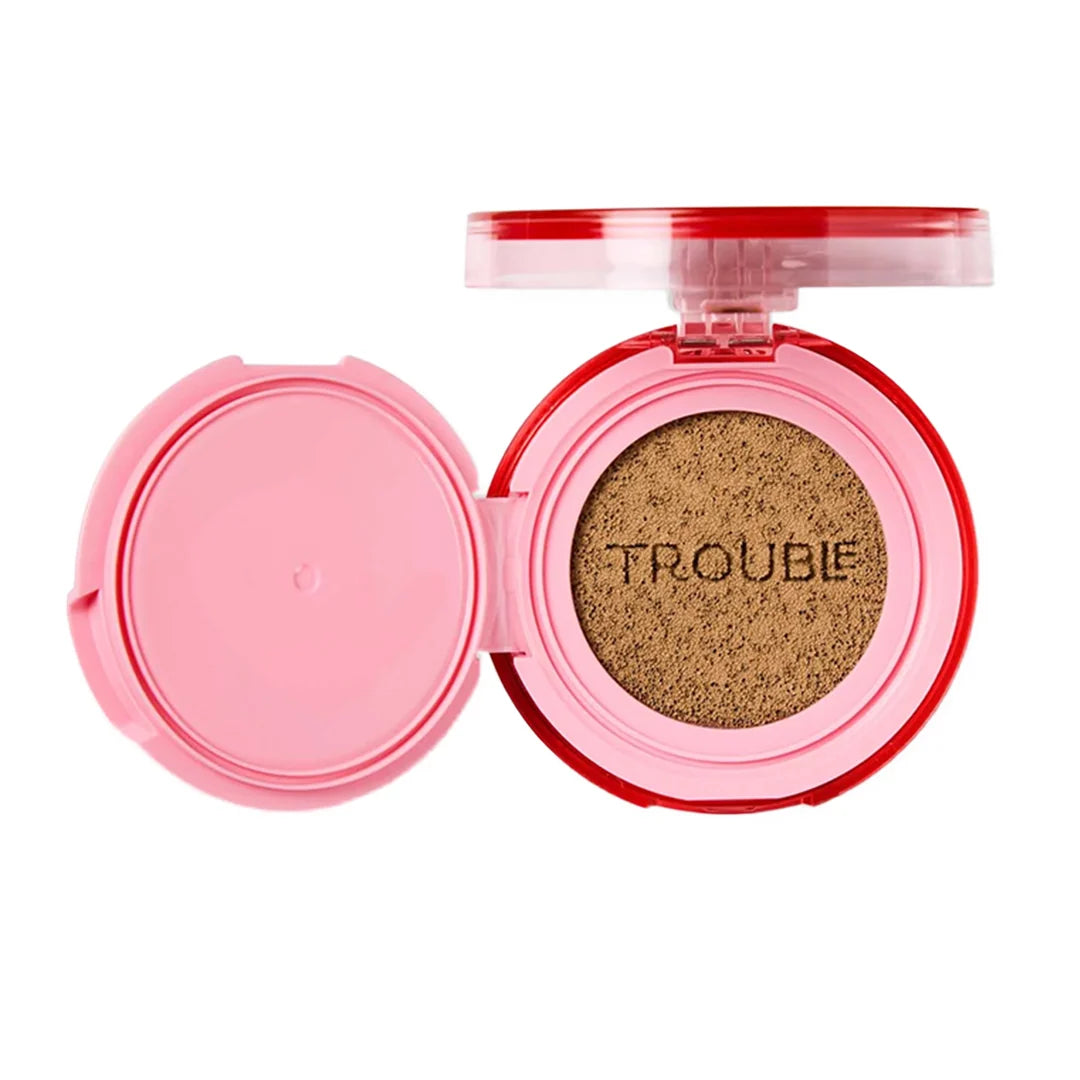 Trouble Maker Button Pusher Air Cushion Foundation Sunshine 4pc Set + 1 Full Size Product Worth 25% Value Free