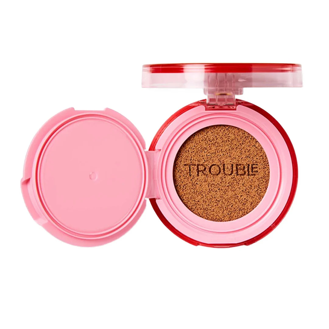 Trouble Maker Button Pusher Air Cushion Foundation Secret Poet 4pc Set + 1 Full Size Product Worth 25% Value Free