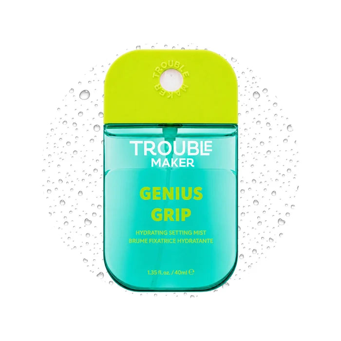 Trouble Maker Genius Grip Hydrating Setting Mist 4pc Set + 1 Full Size Product Worth 25% Value Free