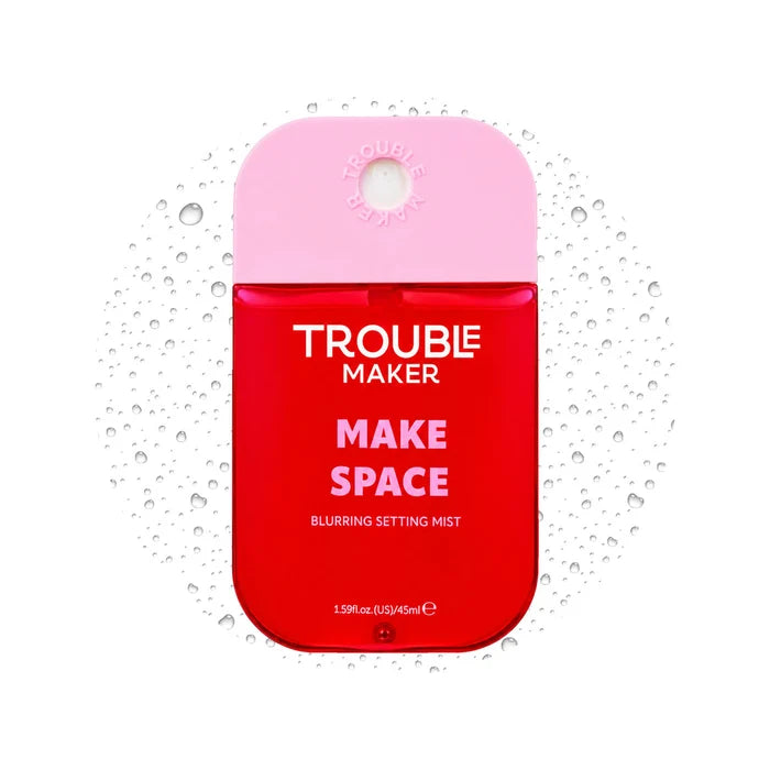 Trouble Maker Make Space Pore Blur Setting Mist 4pc Set + 1 Full Size Product Worth 25% Value Free
