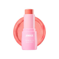 Trouble Maker Jinkie Stick Cream Blush Too Much Baby Pink 4pc Set + 1 Full Size Product Worth 25% Value Free