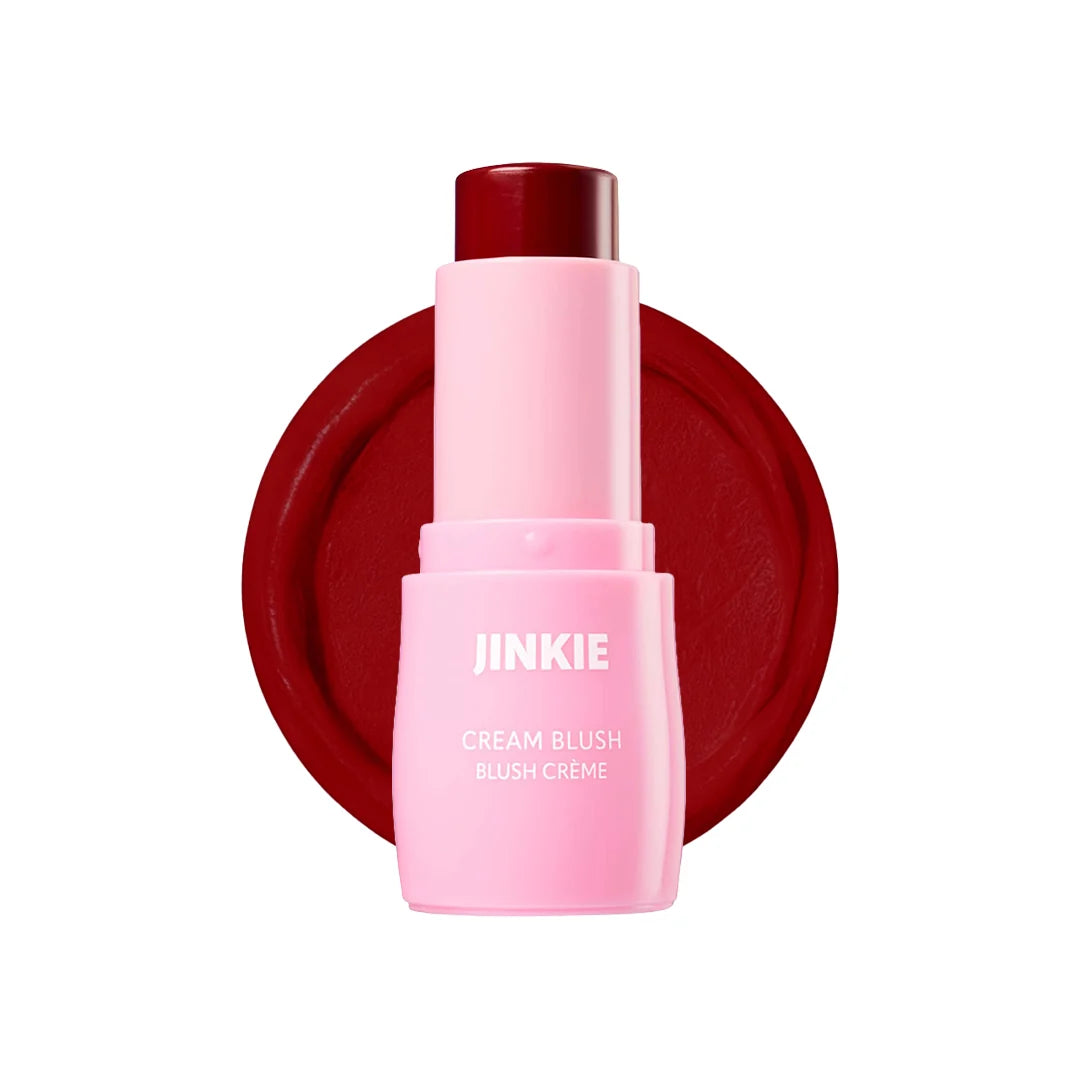 Trouble Maker Jinkie Stick Cream Blush Gimme Niche Plum 4pc Set + 1 Full Size Product Worth 25% Value Free