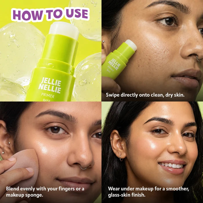Trouble Maker Jellie Nellie Stick Primer 4pc Set + 1 Full Size Product Worth 25% Value Free