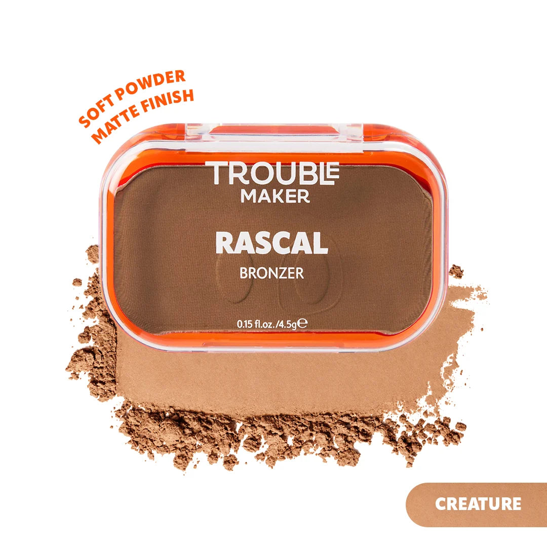 Trouble Maker Rascal Powder Bronzer Creature 4pc Set + 1 Full Size Product Worth 25% Value Free