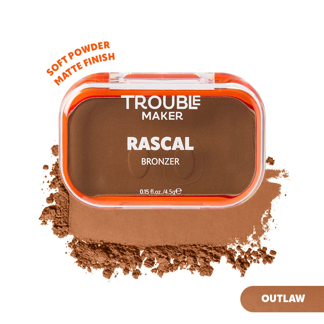 Trouble Maker Rascal Powder Bronzer Outlaw 4pc Set + 1 Full Size Product Worth 25% Value Free