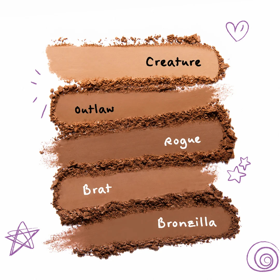 Trouble Maker Rascal Powder Bronzer Outlaw 4pc Set + 1 Full Size Product Worth 25% Value Free