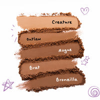 Trouble Maker Rascal Powder Bronzer Outlaw 4pc Set + 1 Full Size Product Worth 25% Value Free
