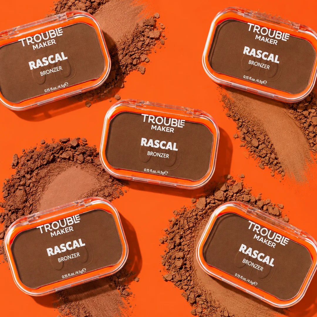 Trouble Maker Rascal Powder Bronzer Outlaw 4pc Set + 1 Full Size Product Worth 25% Value Free