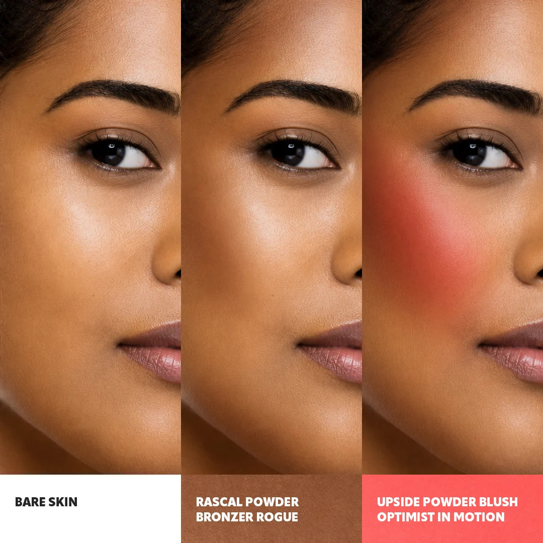 Trouble Maker Rascal Powder Bronzer Rogue 4pc Set + 1 Full Size Product Worth 25% Value Free
