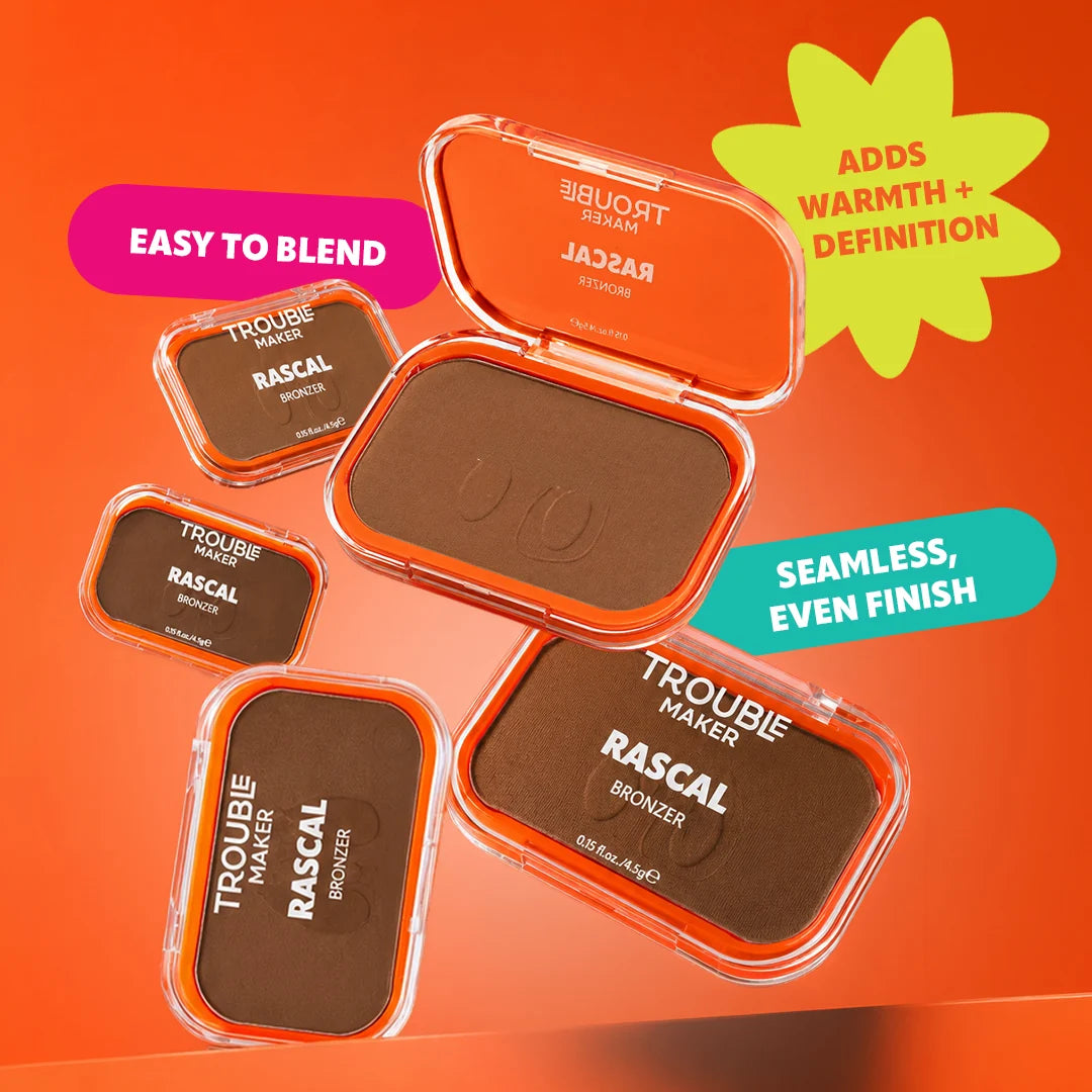 Trouble Maker Rascal Powder Bronzer Brat 4pc Set + 1 Full Size Product Worth 25% Value Free
