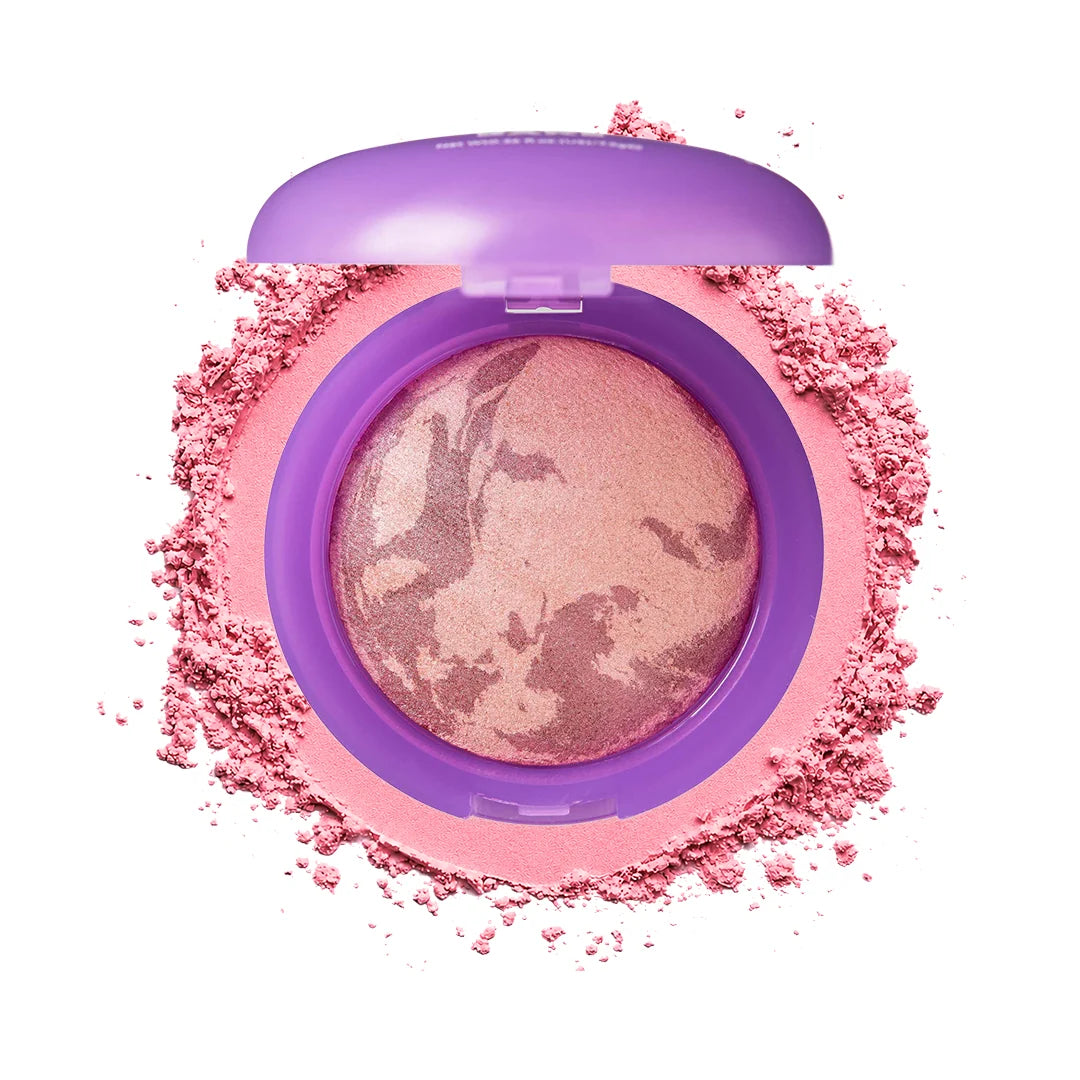 Trouble Maker Cheekie Bake Blush Toastie Light Pink 4pc Set + 1 Full Size Product Worth 25% Value Free