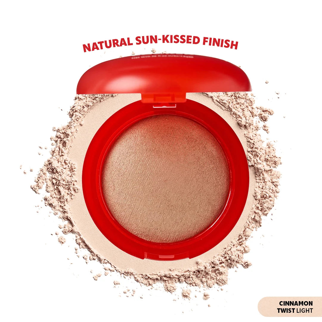 Trouble Maker Overcooked Baked Bronzer Cinnamon Twist Light 4pc Set + 1 Full Size Product Worth 25% Value Free
