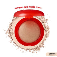 Trouble Maker Overcooked Baked Bronzer Cinnamon Twist Light 4pc Set + 1 Full Size Product Worth 25% Value Free