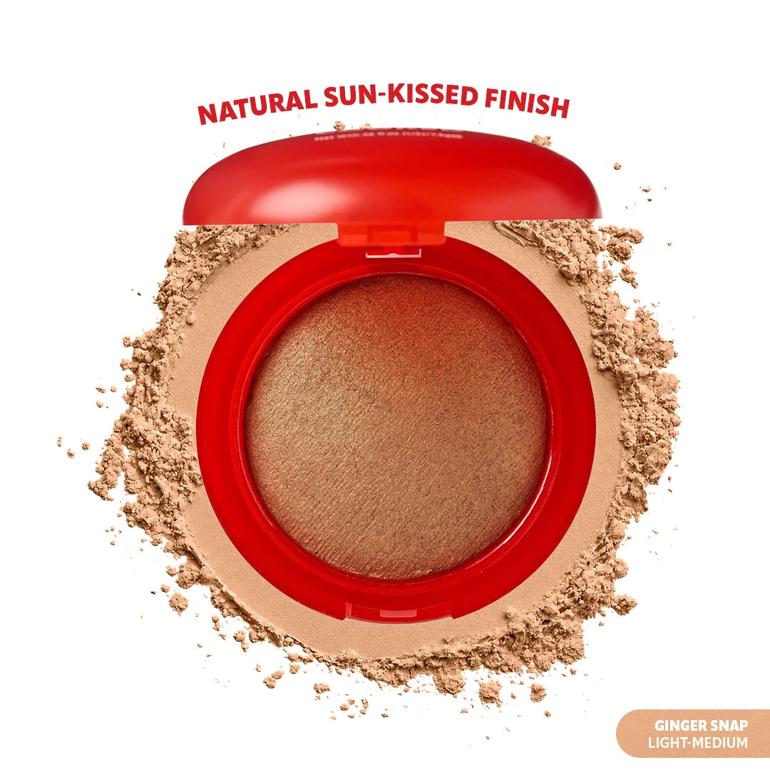 Trouble Maker Overcooked Baked Bronzer Ginger Snap Light-Medium 4pc Set + 1 Full Size Product Worth 25% Value Free