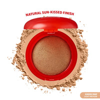 Trouble Maker Overcooked Baked Bronzer Ginger Snap Light-Medium 4pc Set + 1 Full Size Product Worth 25% Value Free