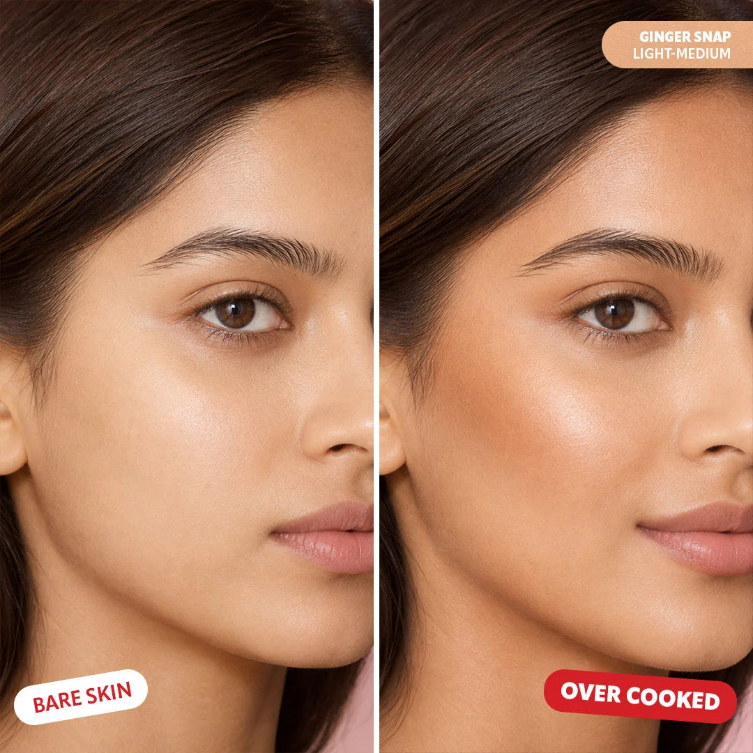 Trouble Maker Overcooked Baked Bronzer Ginger Snap Light-Medium 4pc Set + 1 Full Size Product Worth 25% Value Free