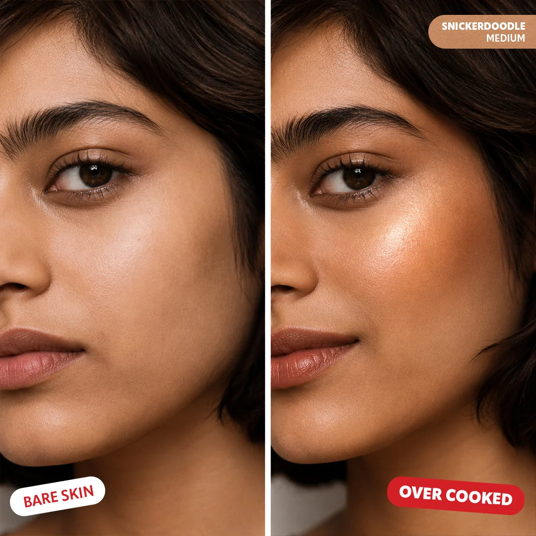 Trouble Maker Overcooked Baked Bronzer Snickerdoodle Medium 4pc Set + 1 Full Size Product Worth 25% Value Free