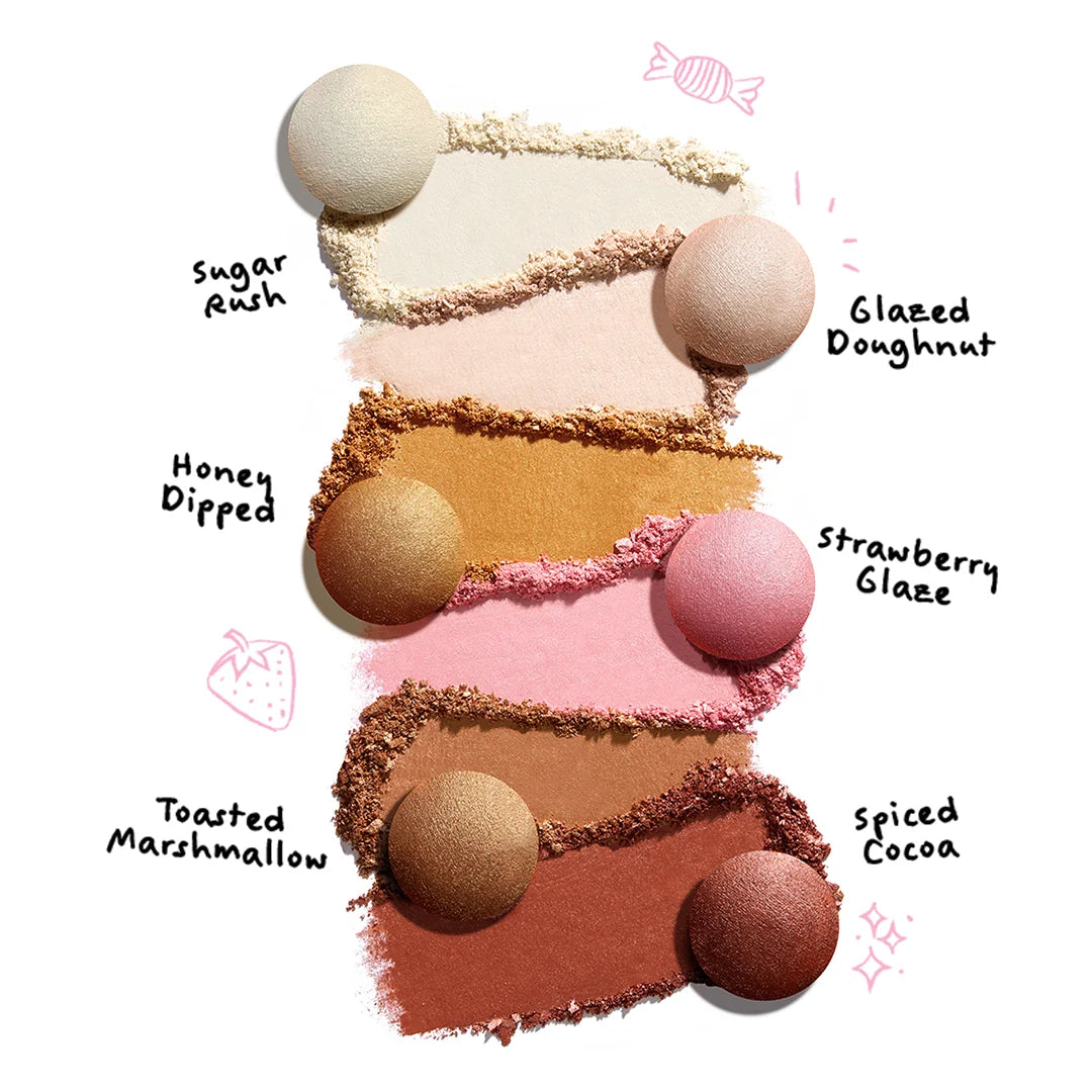 Trouble Maker Buttered Up Baked Highlight Spiced Cocoa Deep Bronze 4pc Set + 1 Full Size Product Worth 25% Value Free