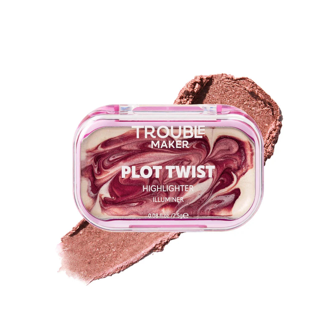Trouble Maker Plot Twist Cream Highlight Earth Turnt Bronze 4pc Set + 1 Full Size Product Worth 25% Value Free