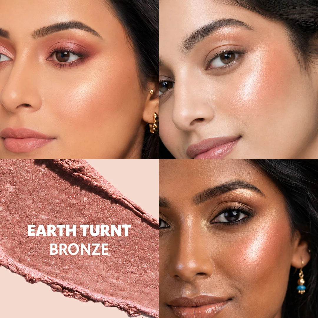 Trouble Maker Plot Twist Cream Highlight Earth Turnt Bronze 4pc Set + 1 Full Size Product Worth 25% Value Free