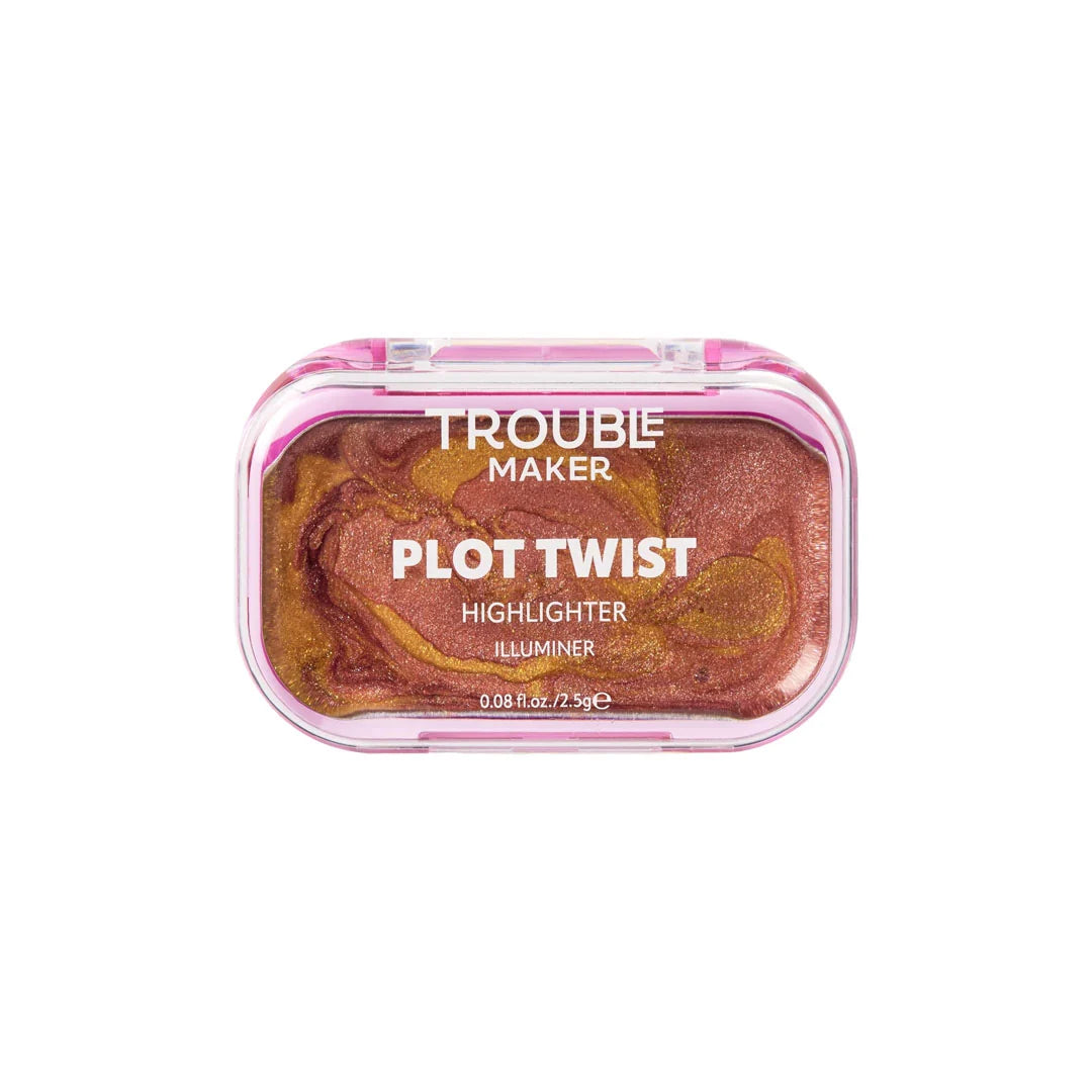 Trouble Maker Plot Twist Cream Highlight In Motion Gold 4pc Set + 1 Full Size Product Worth 25% Value Free