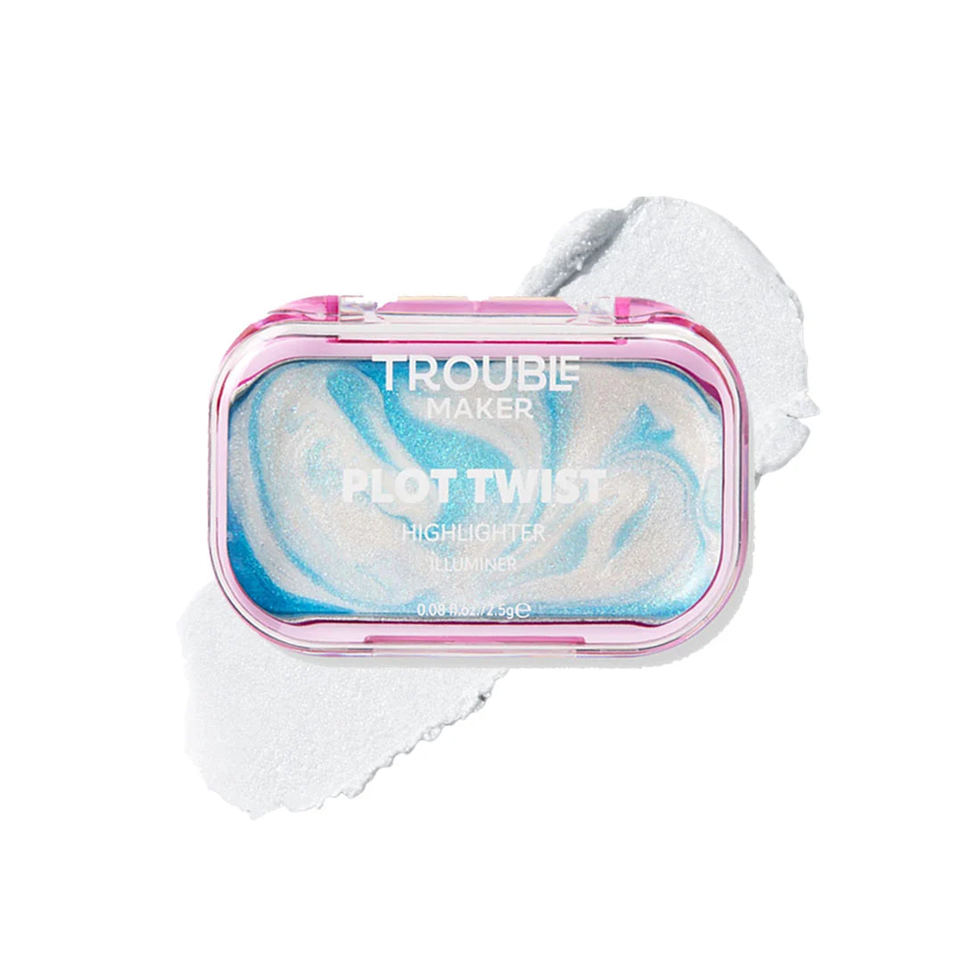 Trouble Maker Plot Twist Cream Highlight Clearly Twisted Clear 4pc Set + 1 Full Size Product Worth 25% Value Free