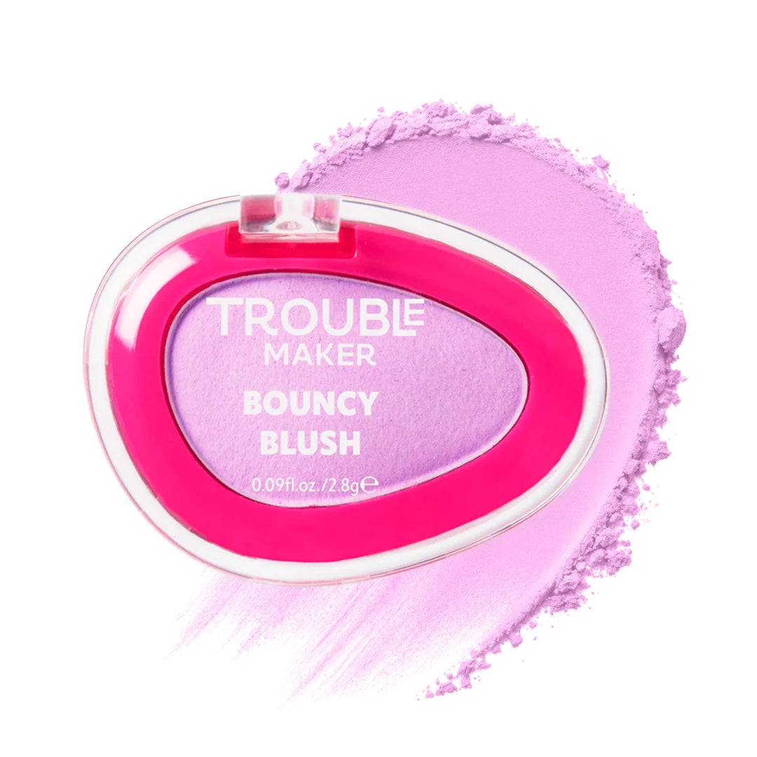 Trouble Maker Bouncy Blush Stain Jump Lilac 4pc Set + 1 Full Size Product Worth 25% Value Free
