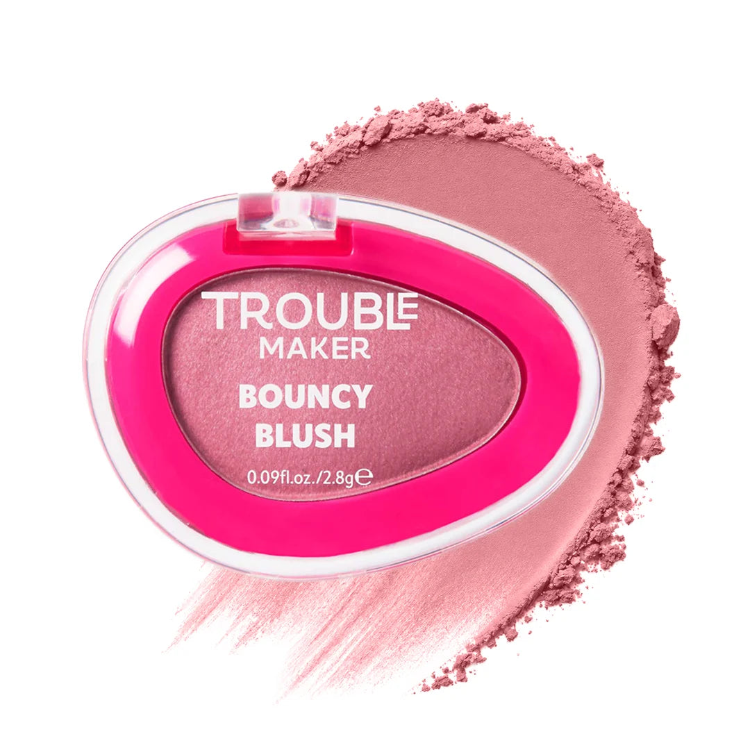Trouble Maker Bouncy Blush Stain Baseline Rose 4pc Set + 1 Full Size Product Worth 25% Value Free