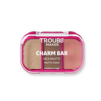Trouble Maker Charm Bar Face Trio Palette Good Luck 4pc Set + 1 Full Size Product Worth 25% Value Free